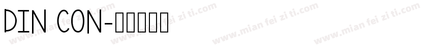 din con字体转换